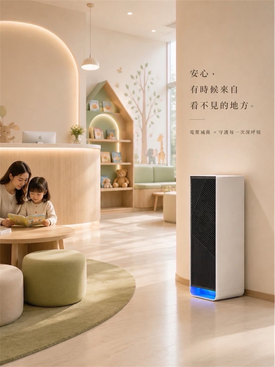 靜電集麈電漿滅菌空氣清淨機